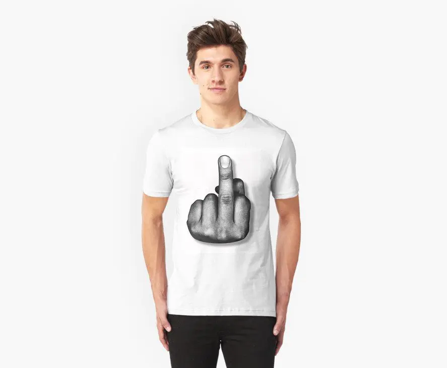 tshirt flip the bird redbubble