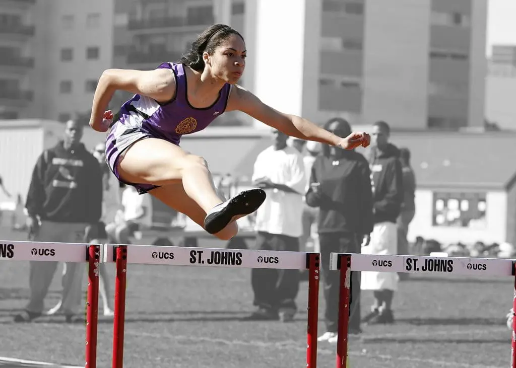 hurdles track race competition 159745