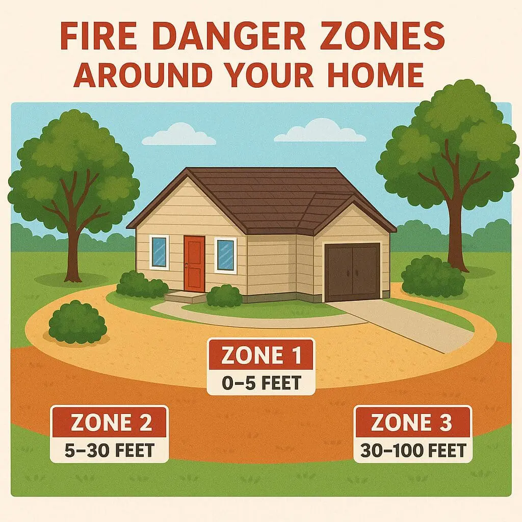 fire danger zones