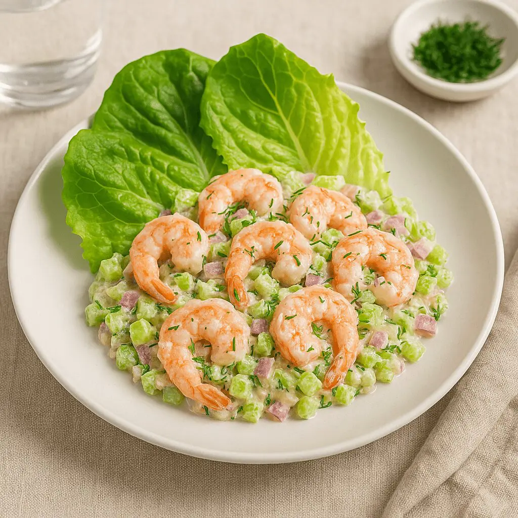shrimp salad lettuce