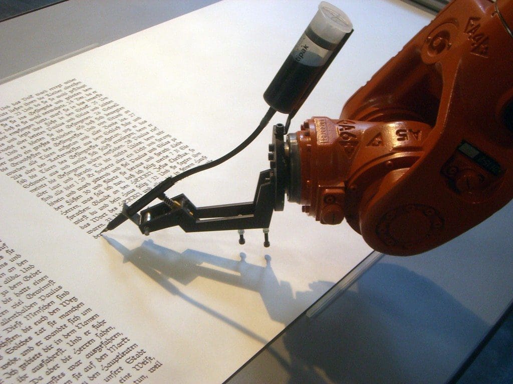 robot writing1