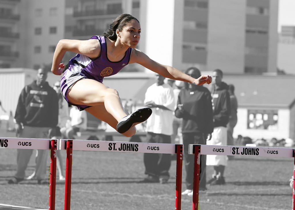 hurdles track race competition 159745