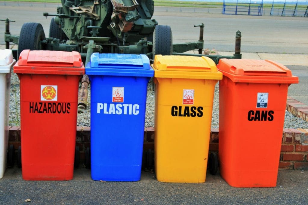 recycling containers