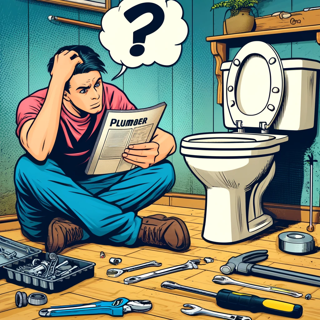 fixing toilet