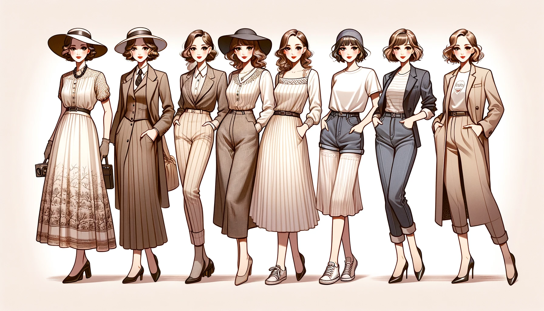 The Evolution of Women's Clothing Fashion