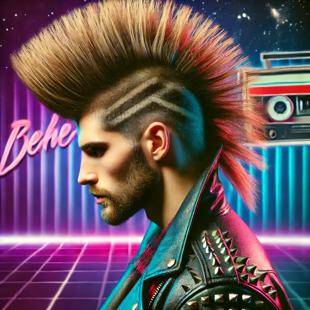 80s hairstyles mohawk