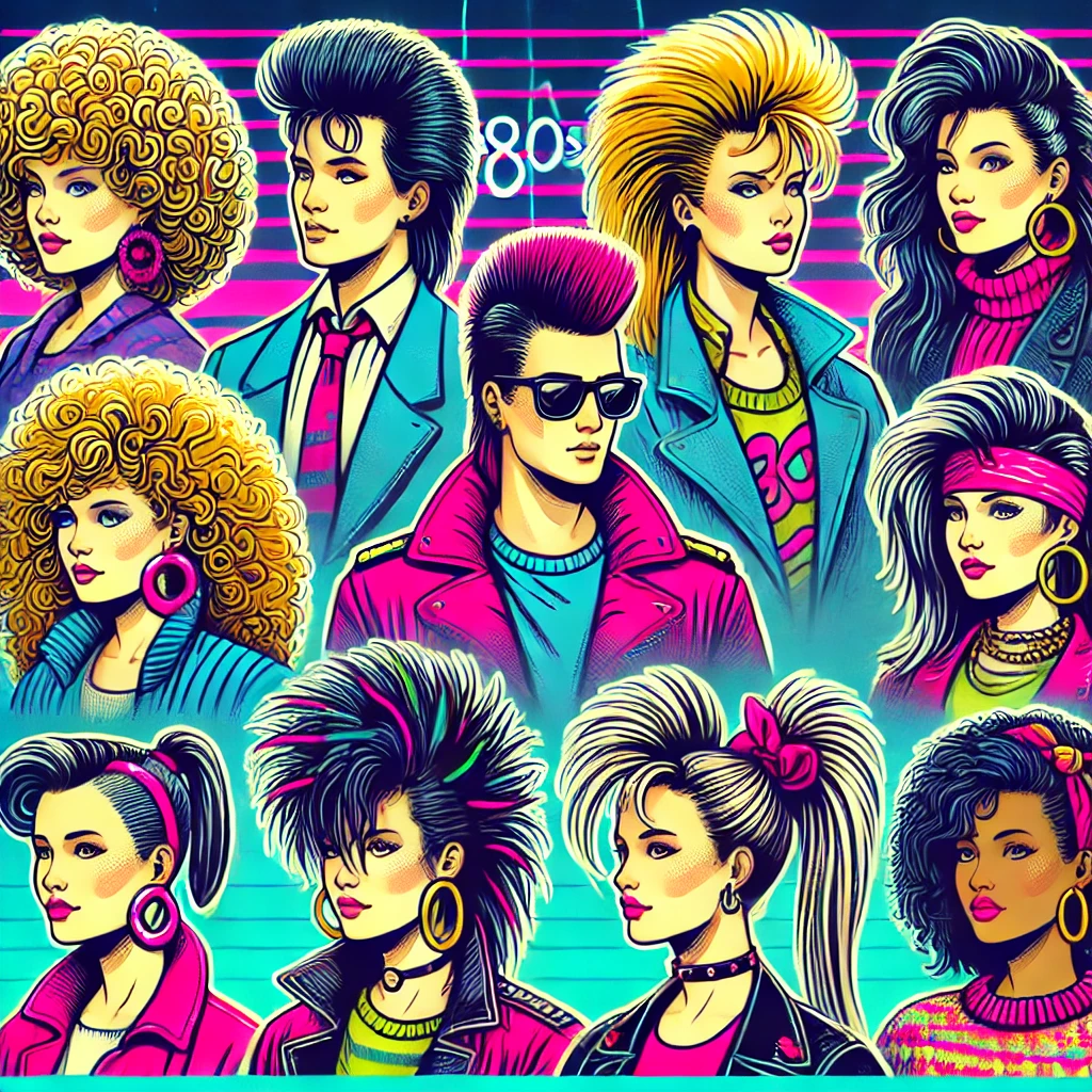 80's casuals hairstyles best sale