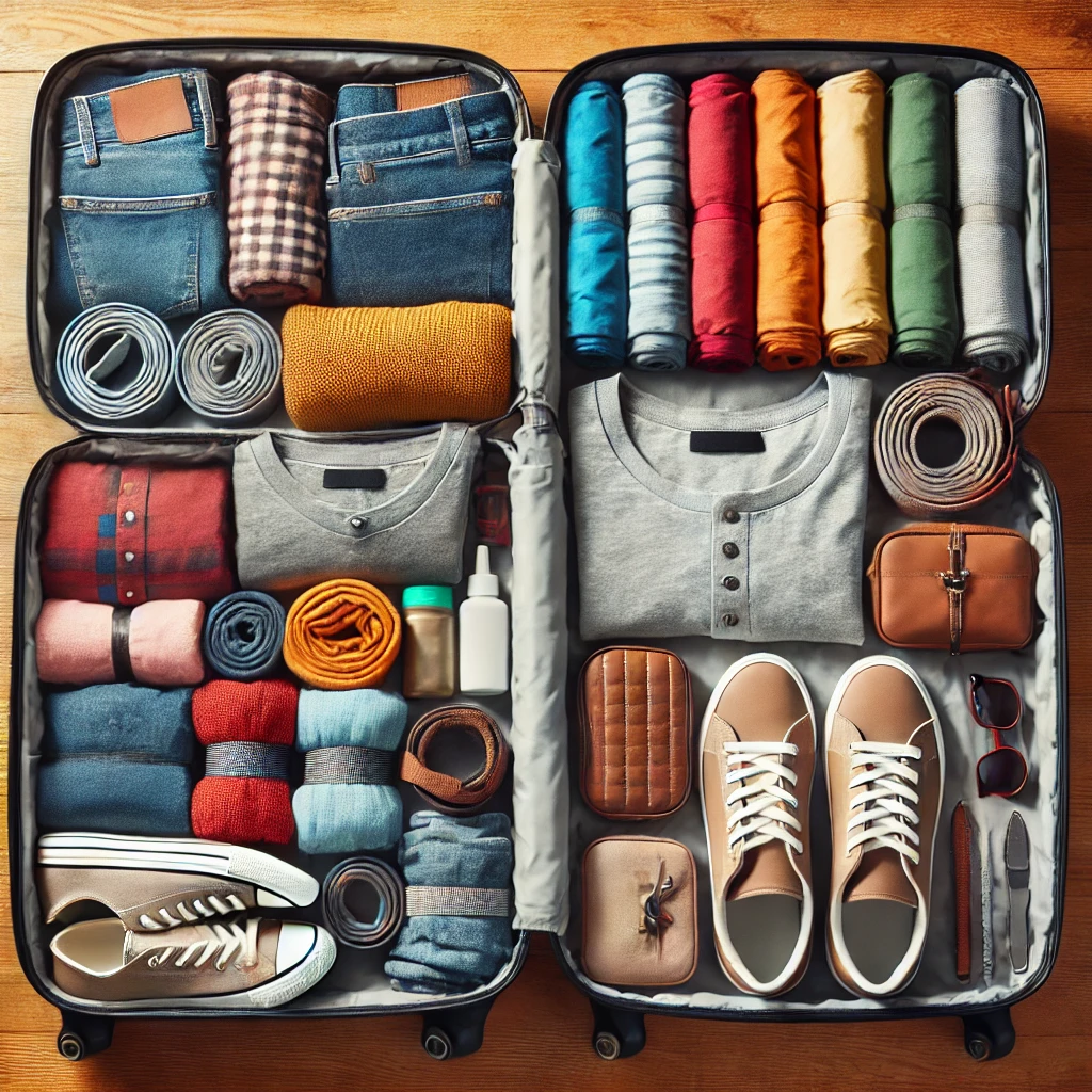 how to pack a suitcase