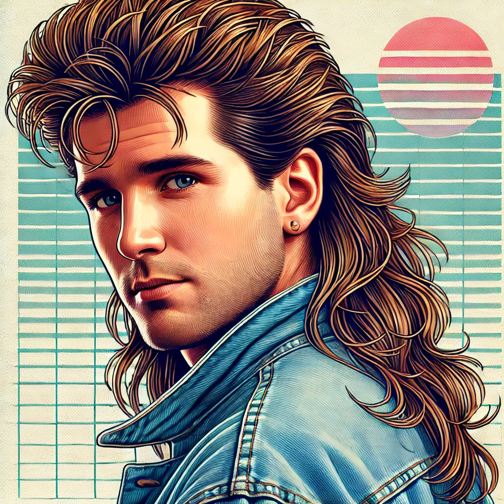 80s hairstyles mullet