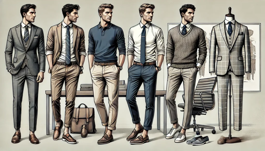 business casual men